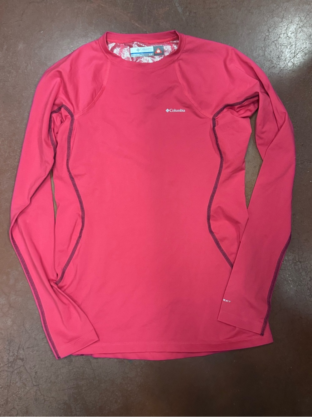 Columbia Women’s Long-Sleeve Omni-heat- Bright Pink